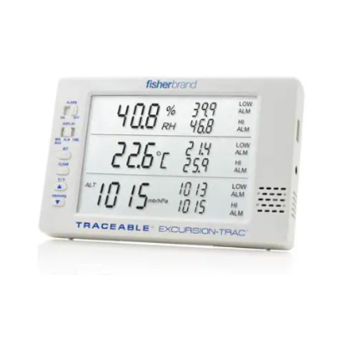 Fisherbrand™ Traceable™ Excursion-Trac USB資料紀錄溫溼度氣壓計( 0°C to +65°C)